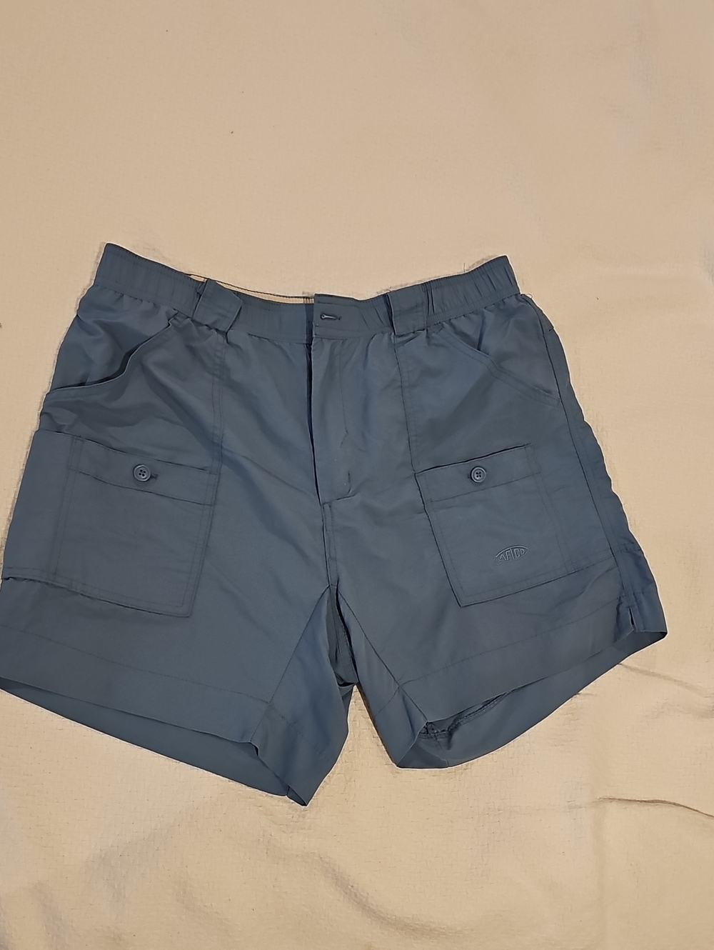 AFTCO Slate Blue Fishing Shorts